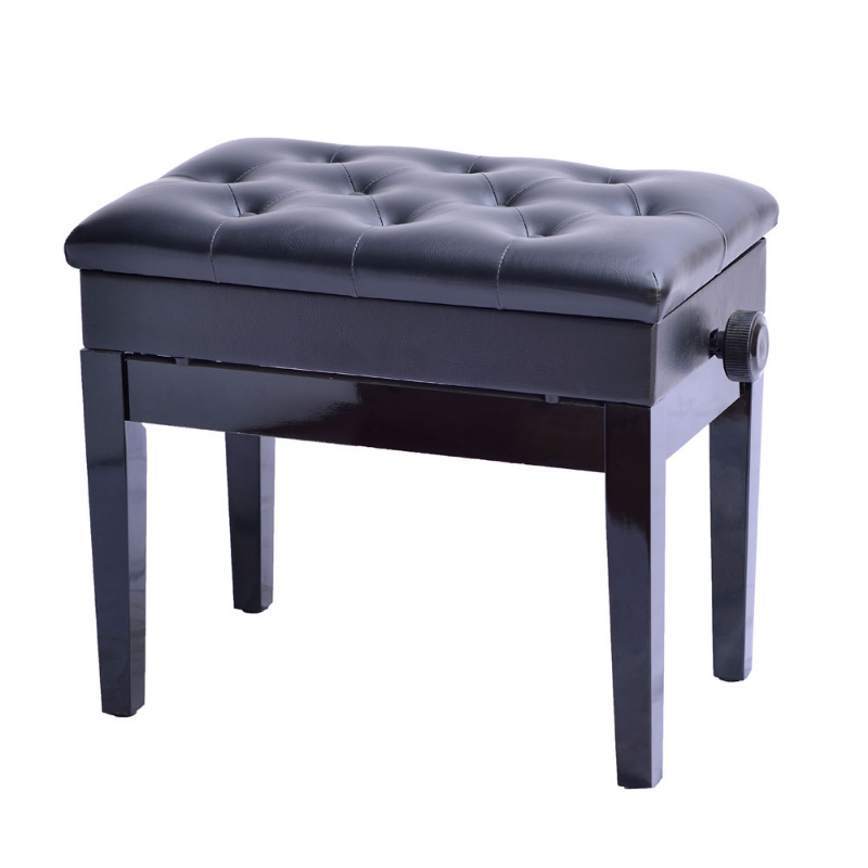 Premium Adjustable Piano Stool Bench Seat With Storage - Westfield Retailers