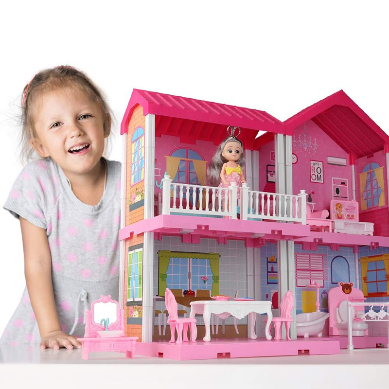 Kids Large Modern DIY Play Mansion Doll House - Westfield Retailers