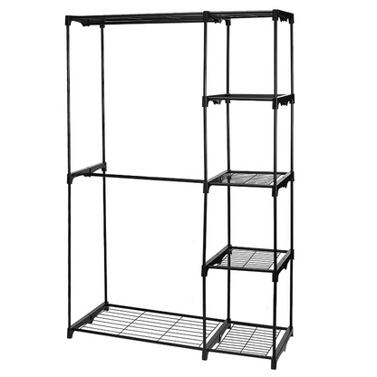 Large Freestanding Metal Clothing Closet Organizer Shelf 68in - Westfield Retailers