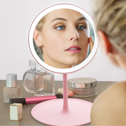 Compact Adjustable LED Light Up Makeup Face Mirror - Westfield Retailers
