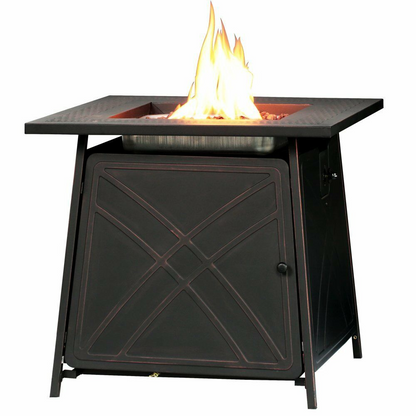 Modern Freestanding Outdoor Propane Patio Firepit Table - Westfield Retailers