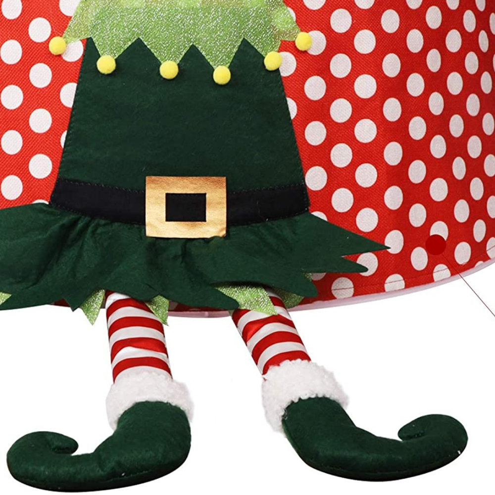 Decorative Elf Christmas Tree Collar Basket - Westfield Retailers