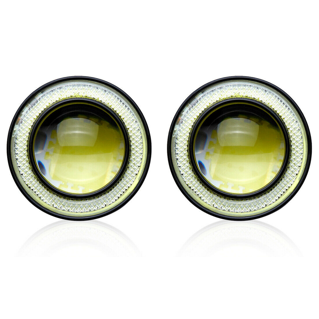 Powerful Universal LED Round Car Fog Lights 2.5" - Westfield Retailers