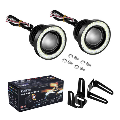 Powerful Universal LED Round Car Fog Lights 2.5" - Westfield Retailers