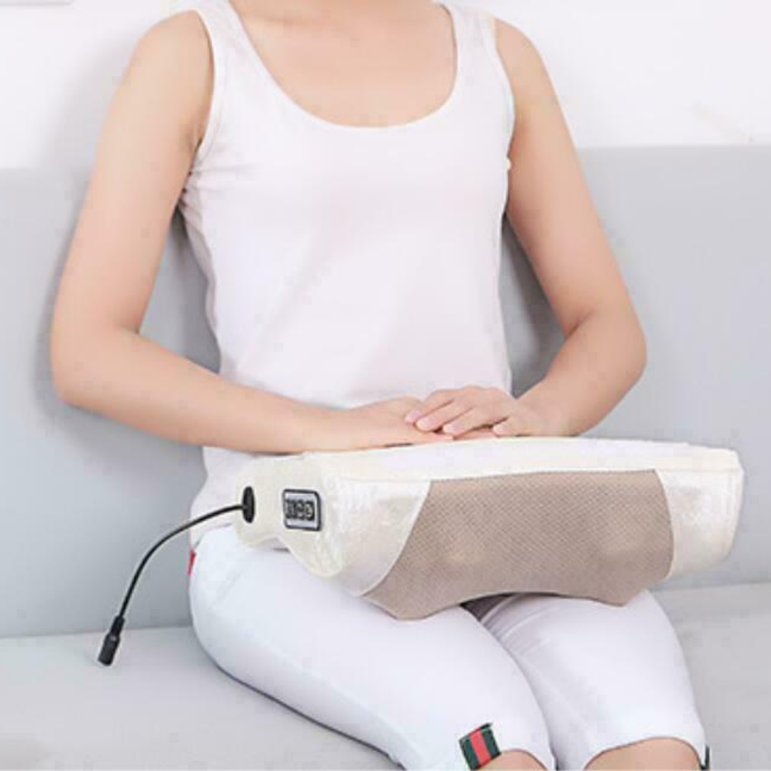 Premium Heated Electric Neck Shiatsu Massage Pillow - Westfield Retailers