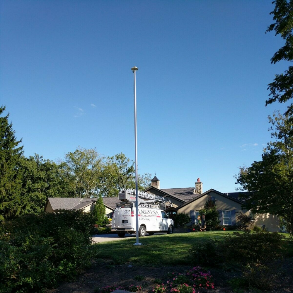 Powerful Solar Powered Flagpole LED Light - Westfield Retailers