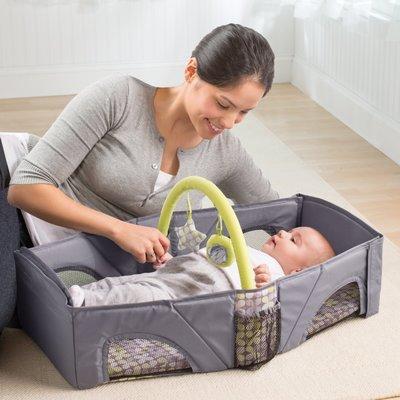 New Portable Baby Crib with Toy Hanging Rod - Westfield Retailers