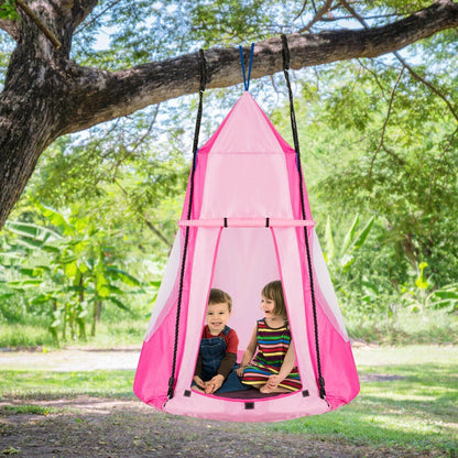 Kids Hanging Chair Tree Swing Tent Set - Westfield Retailers