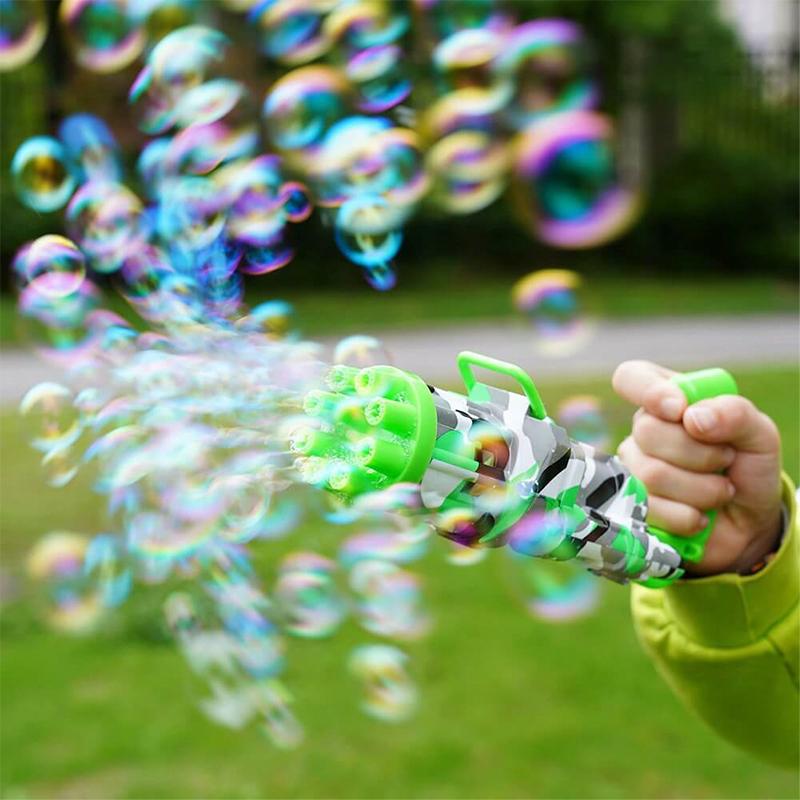 Electric Automatic Gatling Bubble Gun - Westfield Retailers