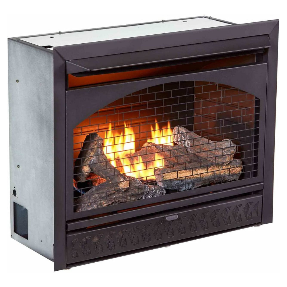 Modern Free Standing Ventless Gas Fireplace Insert 26,000 BTU - Westfield Retailers