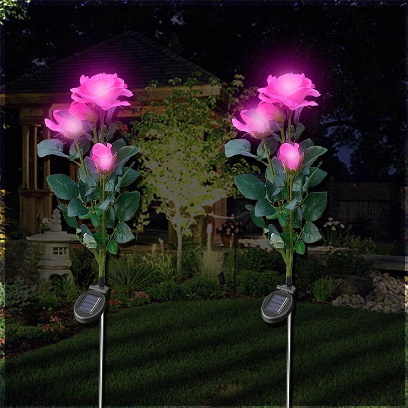 LED Solar Power Rose Flower - Westfield Retailers