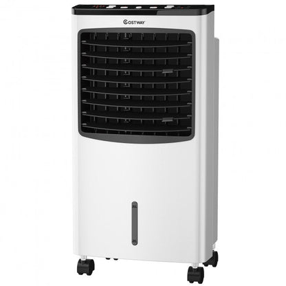 3-in-1 Indoor Portable Evaporative Air Conditioner 3 Speeds Air Cooler Humidifier with Remote Control and Timer
