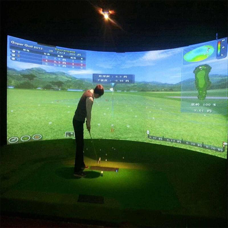 Golf Ball Training Simulator Impact Display Projection Screen - Westfield Retailers