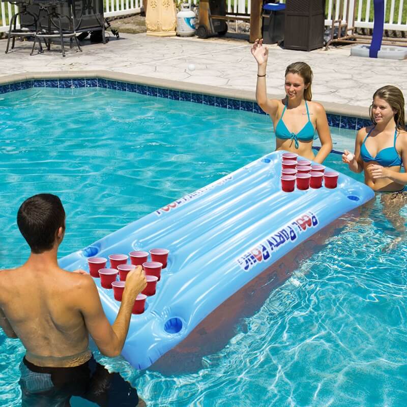 Inflatable Floating Beer Pong Table For Pool - Westfield Retailers