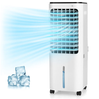 4-in-1 Evaporative Air Cooler with 12L Water Tank and 4 Ice Boxes