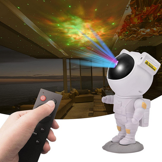 SpaceMate™ Astronaut Projector - Space Galaxy Projector : Multiple Modes Galaxy Night Light With Remote Control
