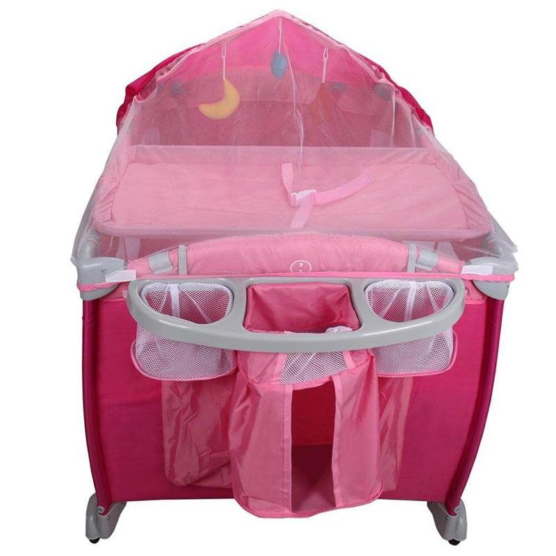 Portable Folding Baby Crib with Mosquito Net and Bag - Westfield Retailers