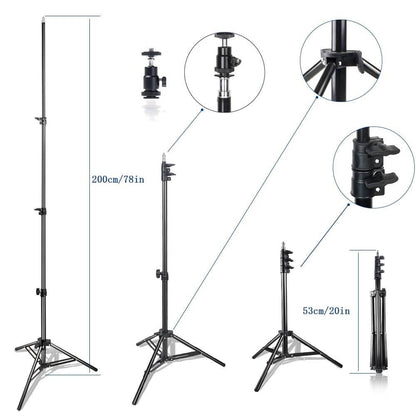 Premium Dimmable Studio LED Lighting With Tripod - Westfield Retailers