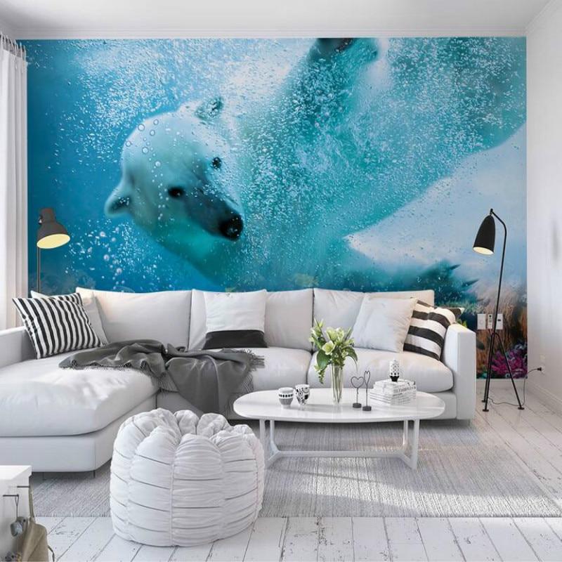 Polar Bear Underwater Decorative Wallpaper - Westfield Retailers