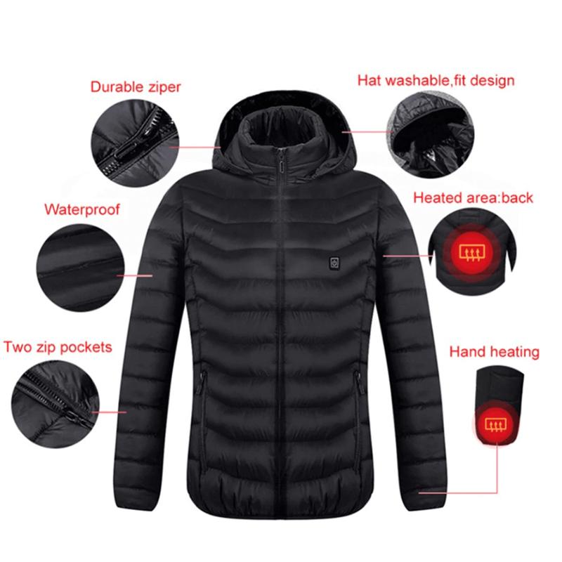 Heated Electric Jacket Battery Operated - Westfield Retailers