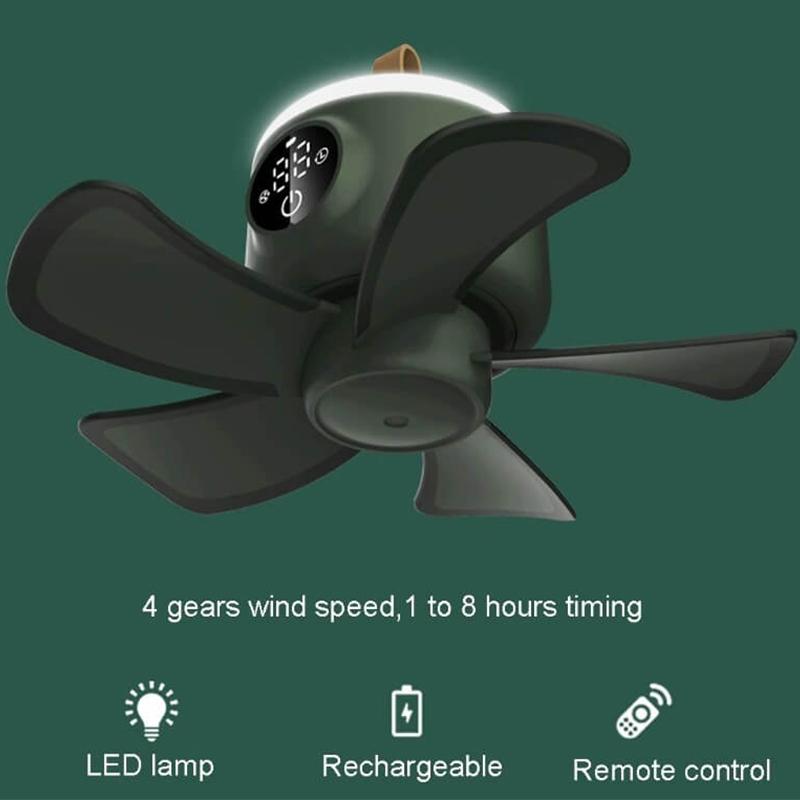 Timing Camping Fan with LED Lamp - Westfield Retailers