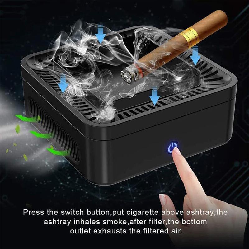 Portable Ashtray Secondhand Smoke Air Filter Purifier - Westfield Retailers