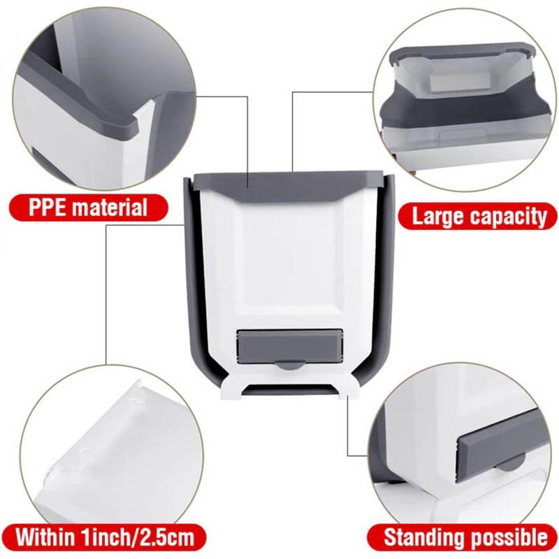 Folding Trash Can Kitchen Car Trash Can - Westfield Retailers