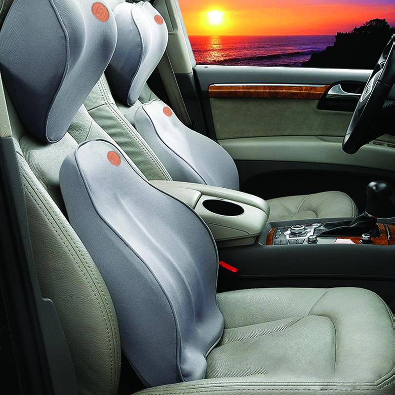 Car Seat Lumbar Back Support Pillow Cushion & Headrest - Westfield Retailers