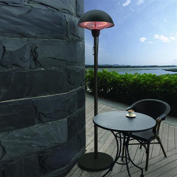 Outdoor Freestanding Portable Electric Infrared Patio Heater 1500W - Westfield Retailers