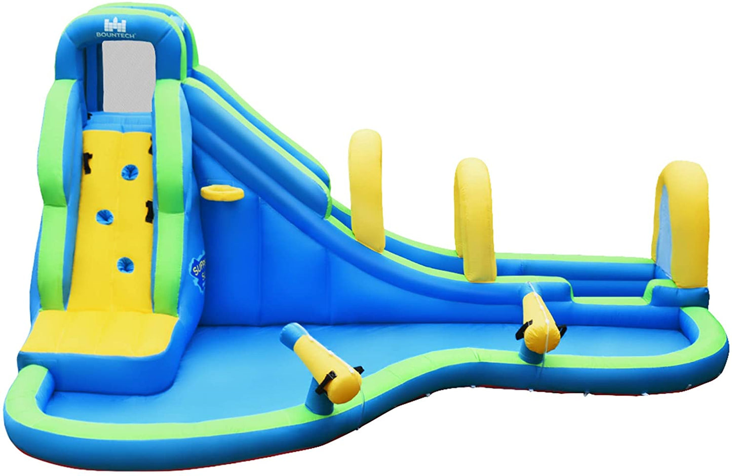 Backyard Water Slides Water Park with Blower for Kids