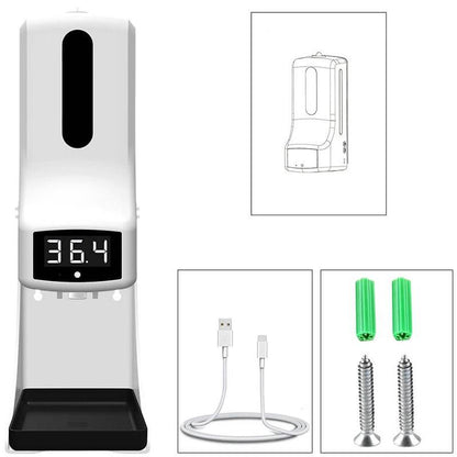 Wall Mounted Thermometer with Soap Dispenser - Westfield Retailers