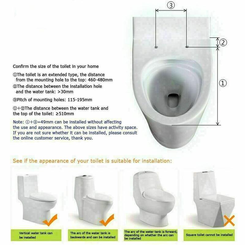Smart Bidet Toilet Seat Cleaning 2 Nozzle - Westfield Retailers