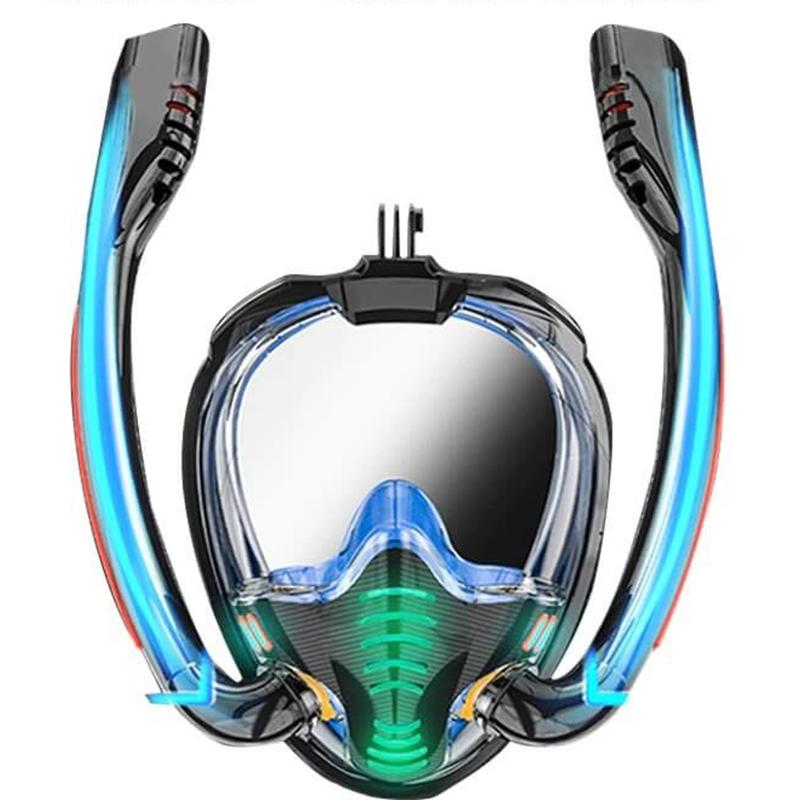 Double Snorkel Mask Scuba Diving Mask - Westfield Retailers