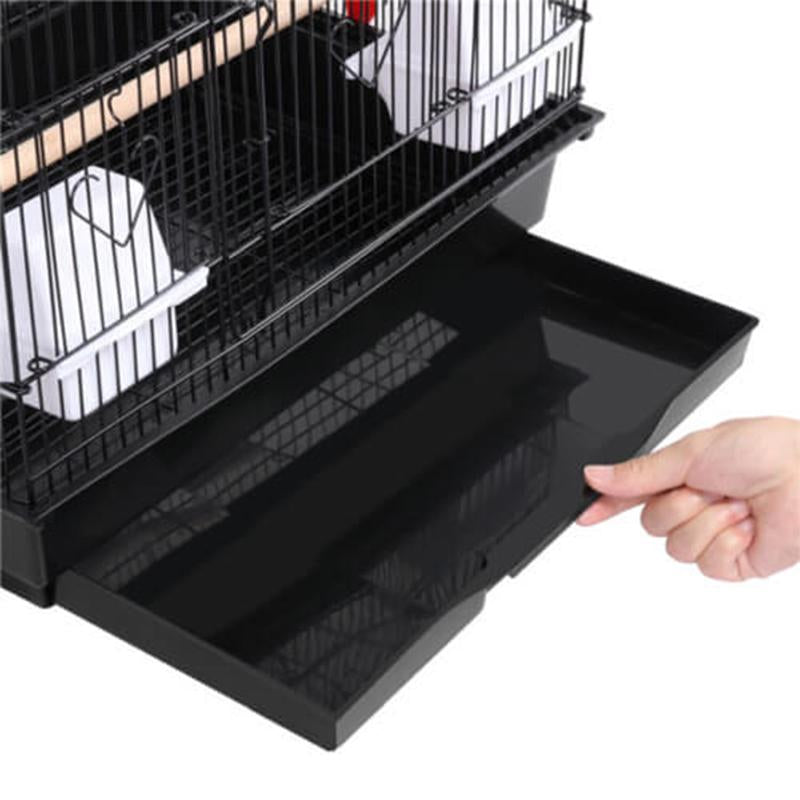 Large Roof Top Metal Bird Cage with Toys - Westfield Retailers