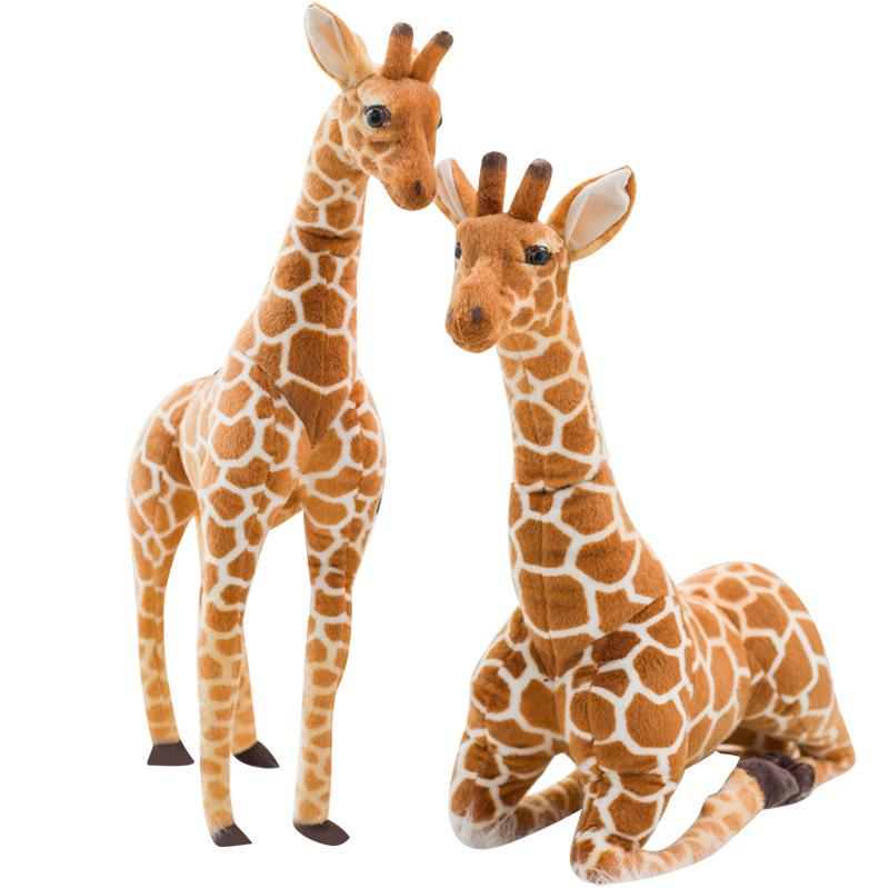 Lifelike Plush Giraffe - Perfect interactive Playtoy Decor - Westfield Retailers
