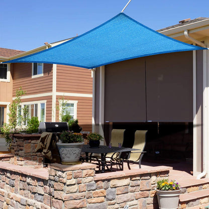 Large Outdoor Patio Rectangle Deck Sun Shade Sail 10' x 13' - Westfield Retailers