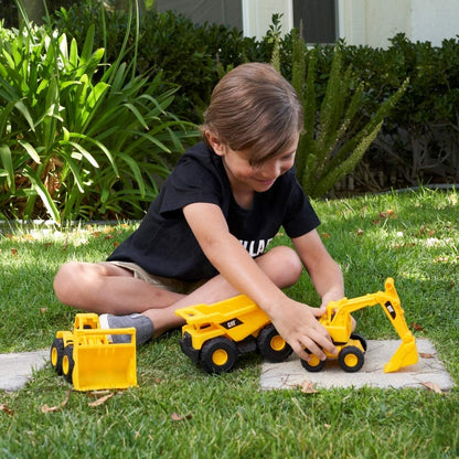 Kids Construction Toys 7" Dump Truck, Loader & Excavator toys Combo Pack - Westfield Retailers