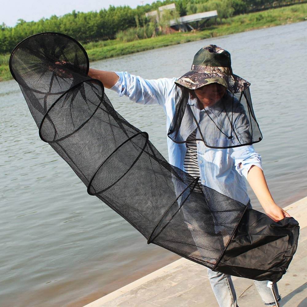 Strong 5-Layer Automatic Fishing Cast Net Cage - Westfield Retailers