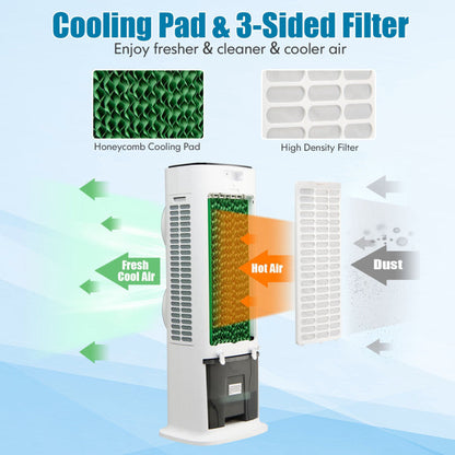 3-in-1 Evaporative Air Cooler with 9H Timer Remote