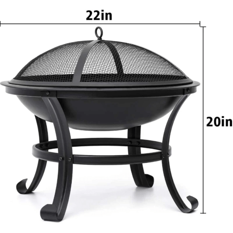Small Portable Tabletop Fire Pit Bowl 22" - Westfield Retailers