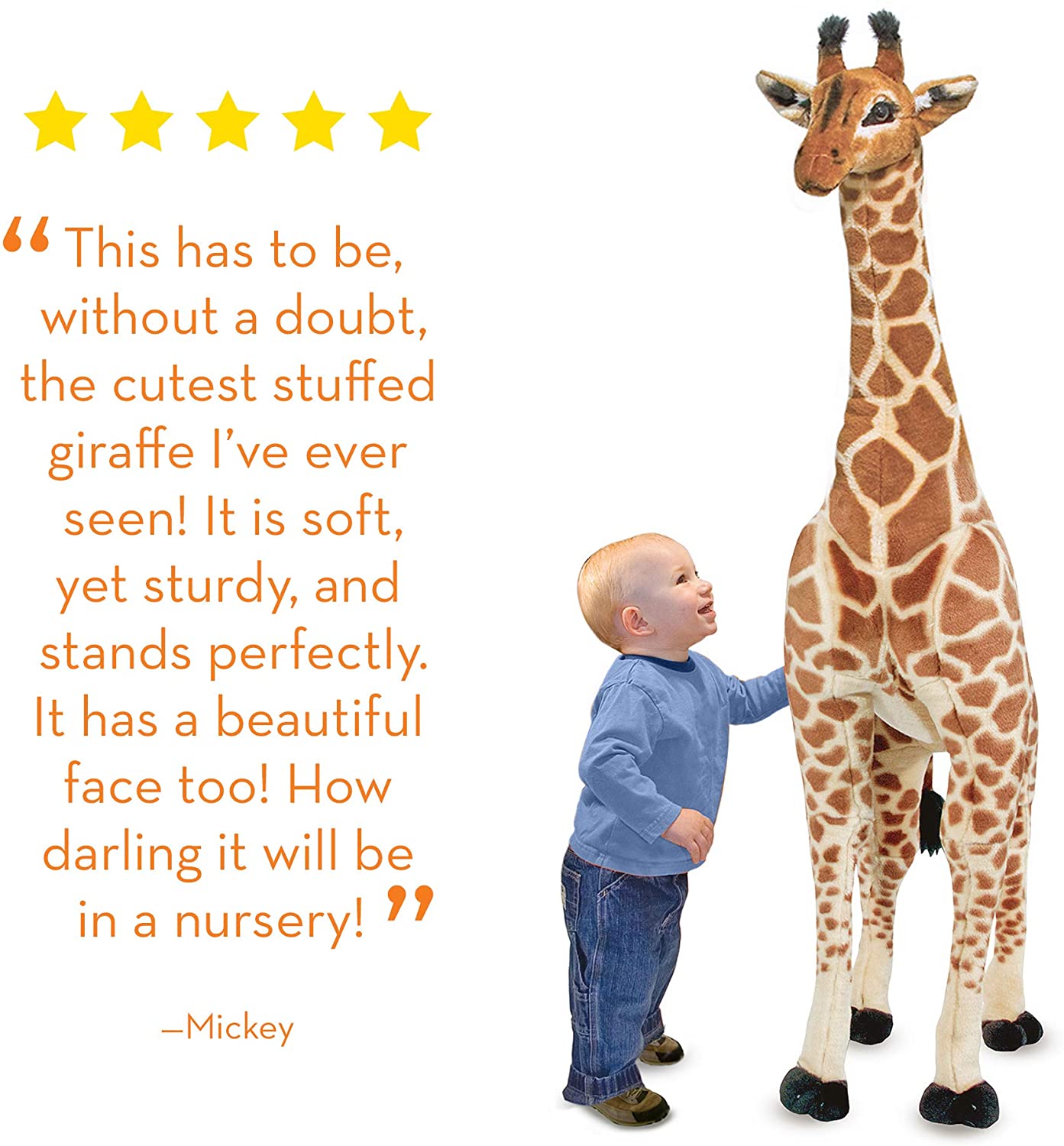 Lifelike Plush Giraffe - Perfect interactive Playtoy Decor - Westfield Retailers