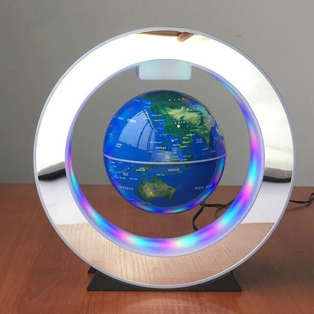 LED Floating Globe Magnetic Levitation Light Round - Westfield Retailers