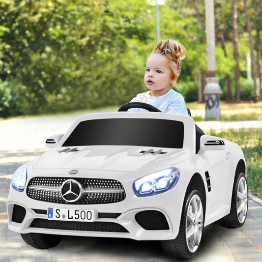 12V Licensed Mercedes-Benz SL500 Battery Powered Vehicle Electric Car with Remote Control and LED Lights