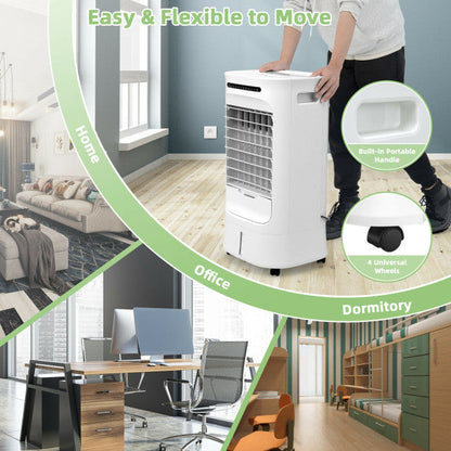 Ventilador evaporativo portátil del refrigerador del aire del aire acondicionado 3 en 1 con 3 modos de viento y 3 velocidades del ventilador