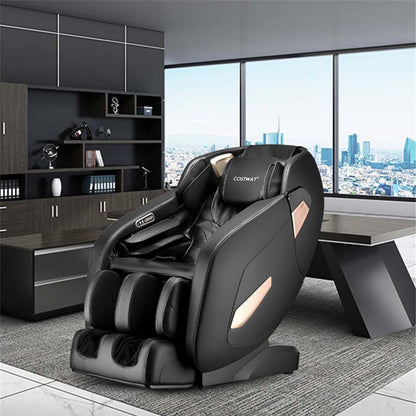 Full Body Shiatsu Massage Chair, SL Track Zero Gravity Massage Recliner with Auto Body Detector