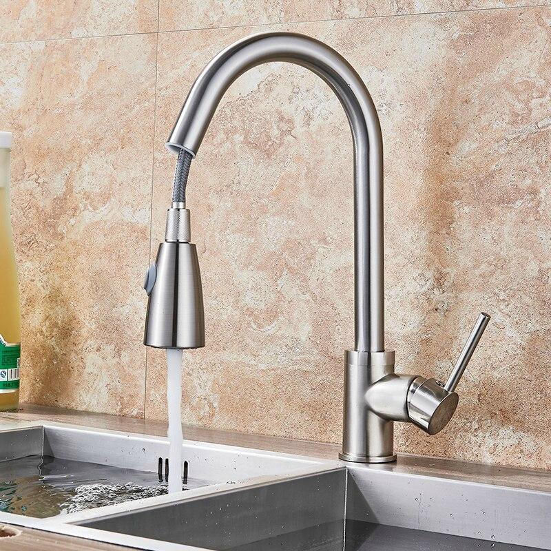 Single Lever Pull Out Kitchen Faucet - Westfield Retailers