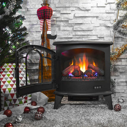 Portable Electric Fireplace Space Heater 1400W - Westfield Retailers
