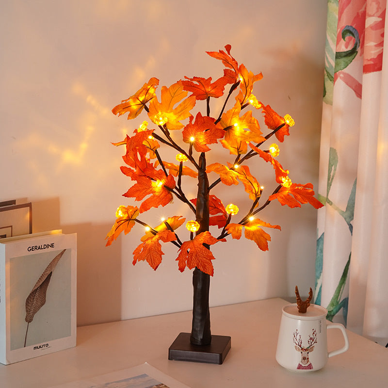 LED Lighted Fall Maple Tree Light -2 Pack