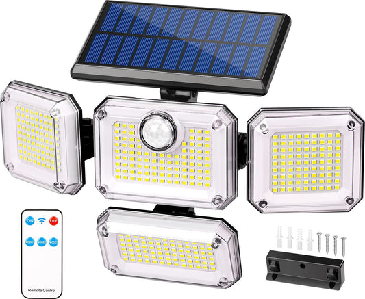 Outdoor Solar  Flood Lights with Remote Control