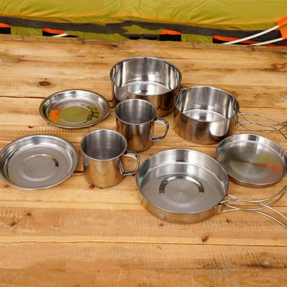 Ultimate Outdoor Camping Kitchen Cooking Dinnerware Set - Westfield Retailers